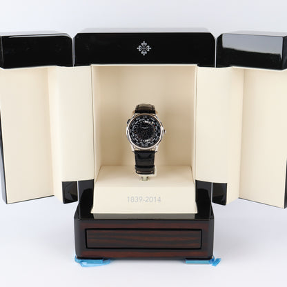 Patek Philippe World Time 40mm Black Dial Watch Ref# 5575G-001 - Happy Jewelers Fine Jewelry Lifetime Warranty