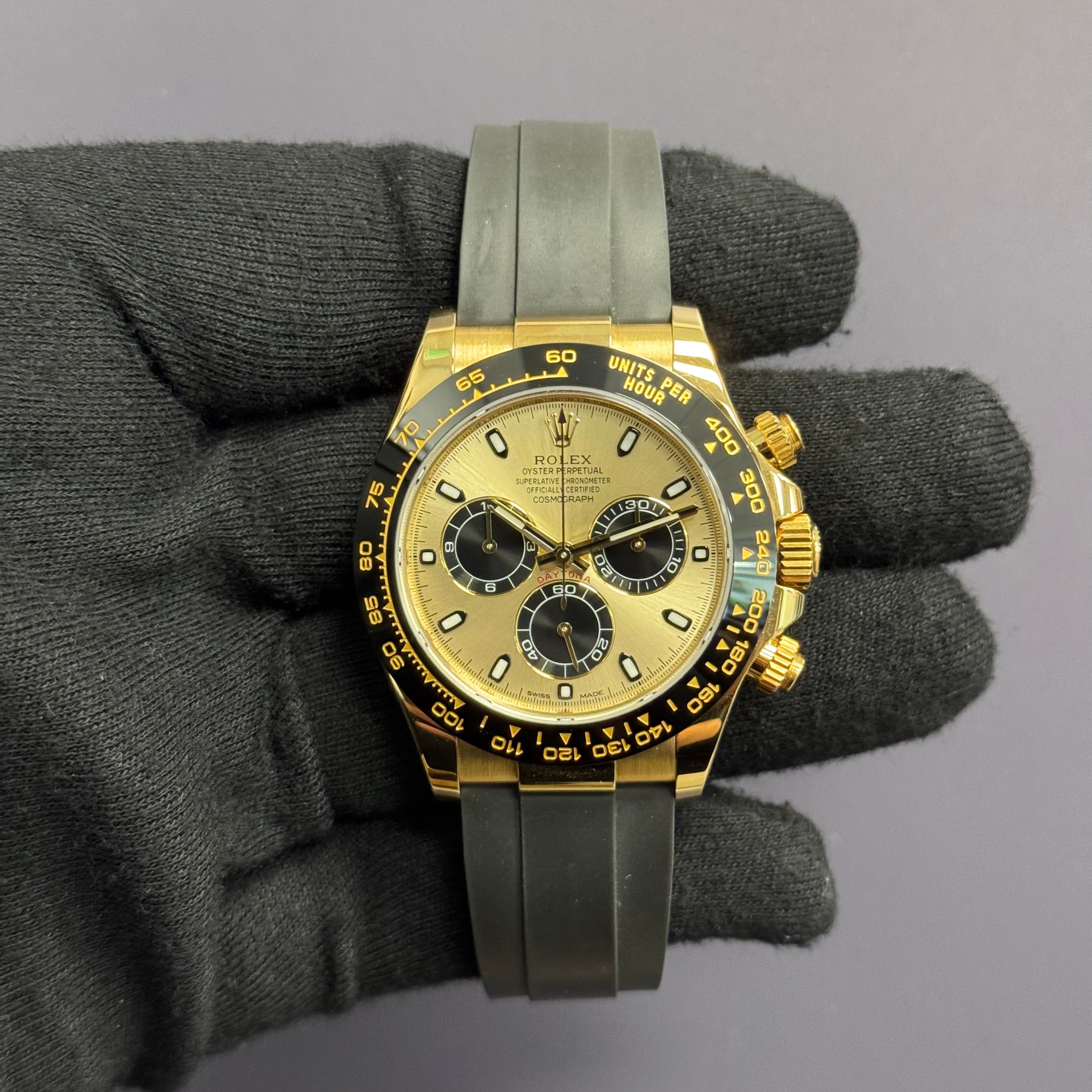 Rolex Daytona 40mm Champagne Dial Watch Ref# 116518LN - Happy Jewelers Fine Jewelry Lifetime Warranty