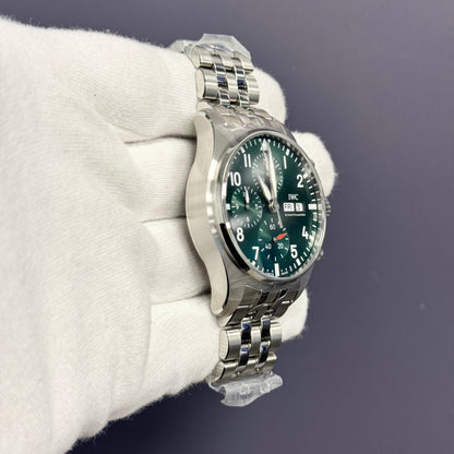 IWC Pilot 41mm Green Dial Watch Ref# IW388104 - Happy Jewelers Fine Jewelry Lifetime Warranty