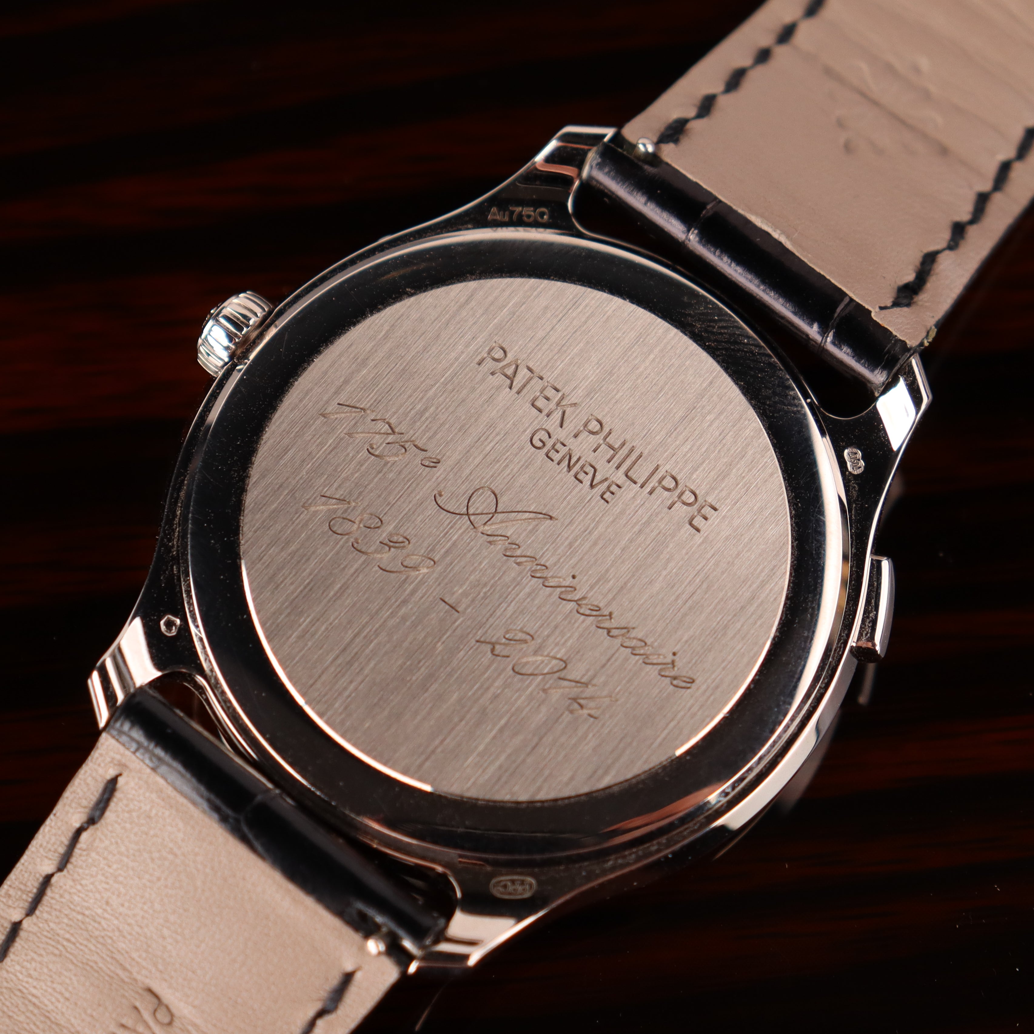 Patek Philippe World Time 40mm Black Dial Watch Ref# 5575G-001 - Happy Jewelers Fine Jewelry Lifetime Warranty