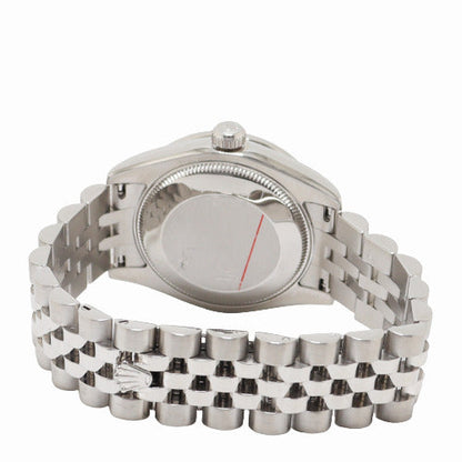 Rolex Datejust 31mm Stainless Steel Case Custom White MOP Diamond Dial Watch Reference# 178240 - Happy Jewelers Fine Jewelry Lifetime Warranty