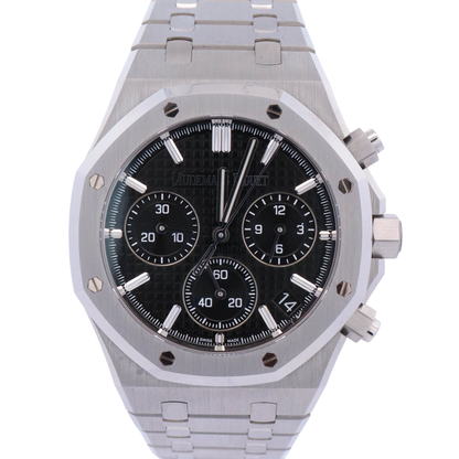 Audemars Piguet Royal Oak 41mm Black Dial Watch Ref# 26240ST.OO.1320ST.06 - Happy Jewelers Fine Jewelry Lifetime Warranty
