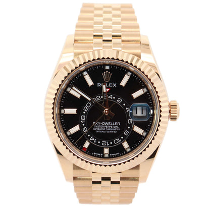 Rolex Sky-Dweller 42mm Black Dial Watch Ref# 336938 - Happy Jewelers Fine Jewelry Lifetime Warranty