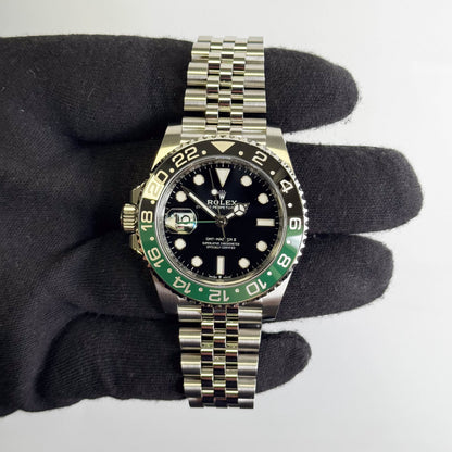 Rolex GMT-Master II "Sprite" 40mm Black Dial Watch Ref# 126720VTNR