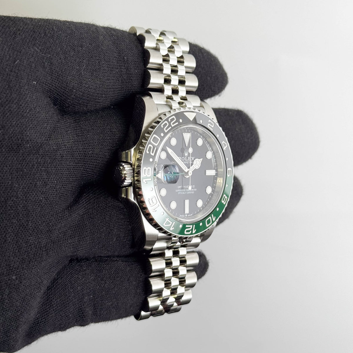 Rolex GMT-Master II "Sprite" 40mm Black Dial Watch Ref# 126720VTNR