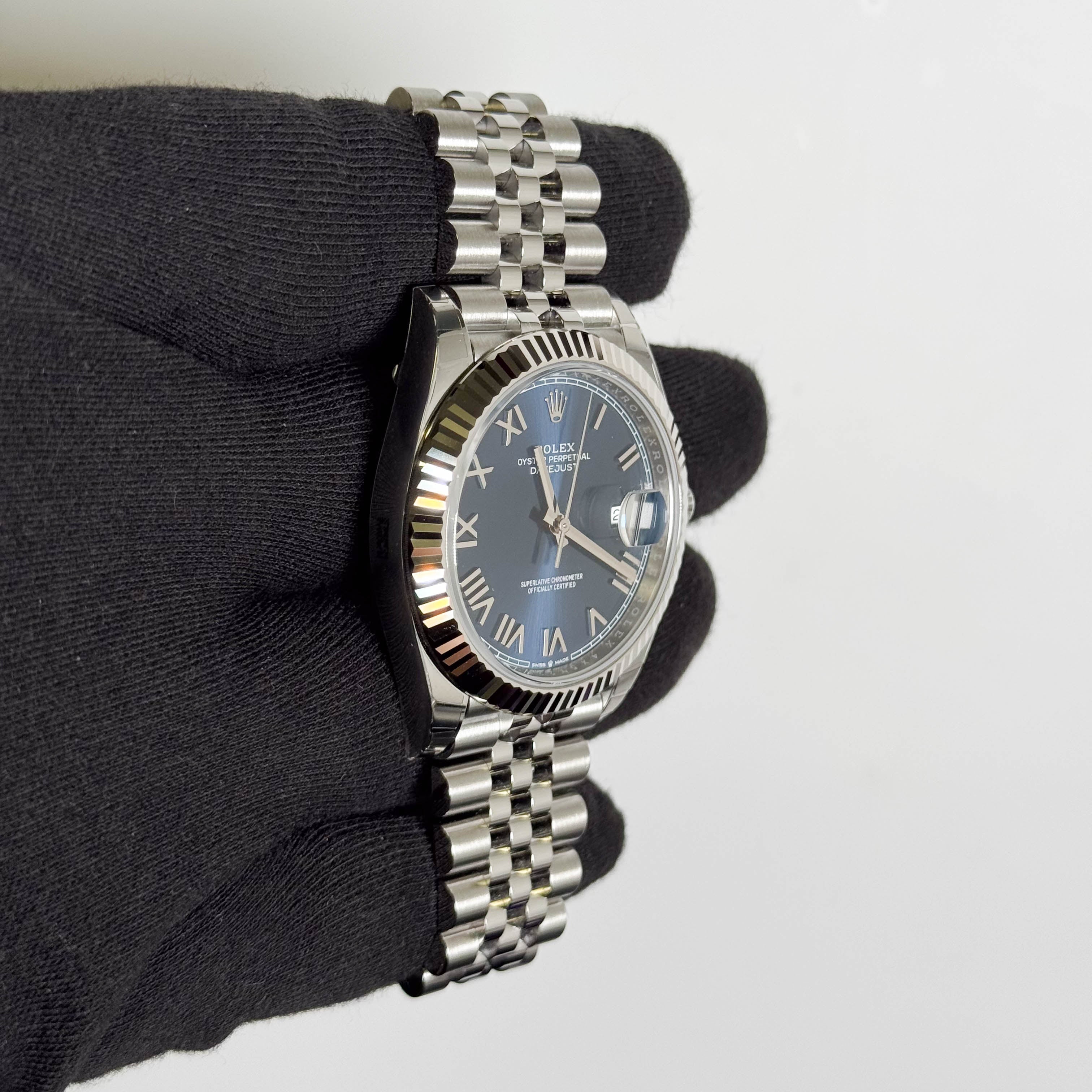 Rolex Datejust 41mm Blue Dial Watch Ref# 126334