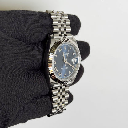 Rolex Datejust 41mm Blue Dial Watch Ref# 126334