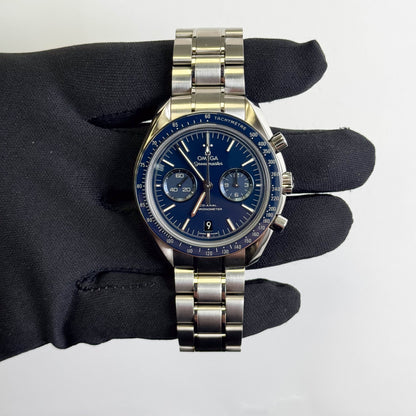 Omega Speedmaster Two Counters 44.25mm Blue Chronograph Dial Watch Ref# 311.90.44.51.03.001