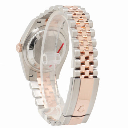 Rolex Datejust Rose Gold & Stainless Steel Rhodium Stick Dial Watch Reference# 126231 - Happy Jewelers Fine Jewelry Lifetime Warranty