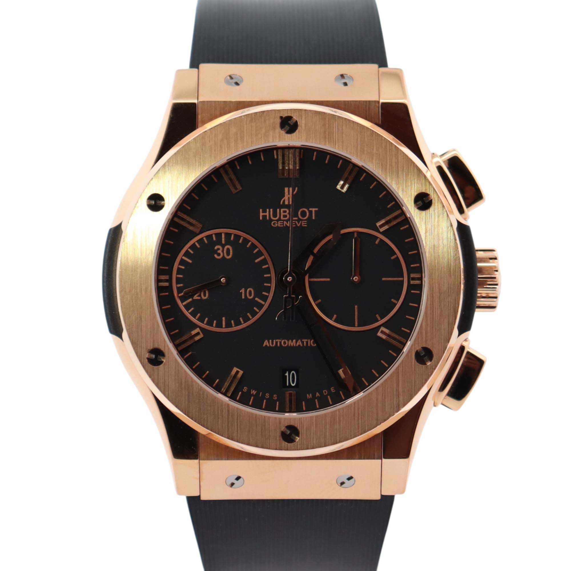 Hublot Classic Fusion 45mm Black Dial Watch Ref# 521.OX.1181.LR - Happy Jewelers Fine Jewelry Lifetime Warranty