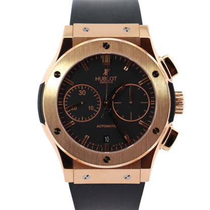 Hublot Classic Fusion 45mm Black Dial Watch Ref# 521.OX.1181.LR - Happy Jewelers Fine Jewelry Lifetime Warranty