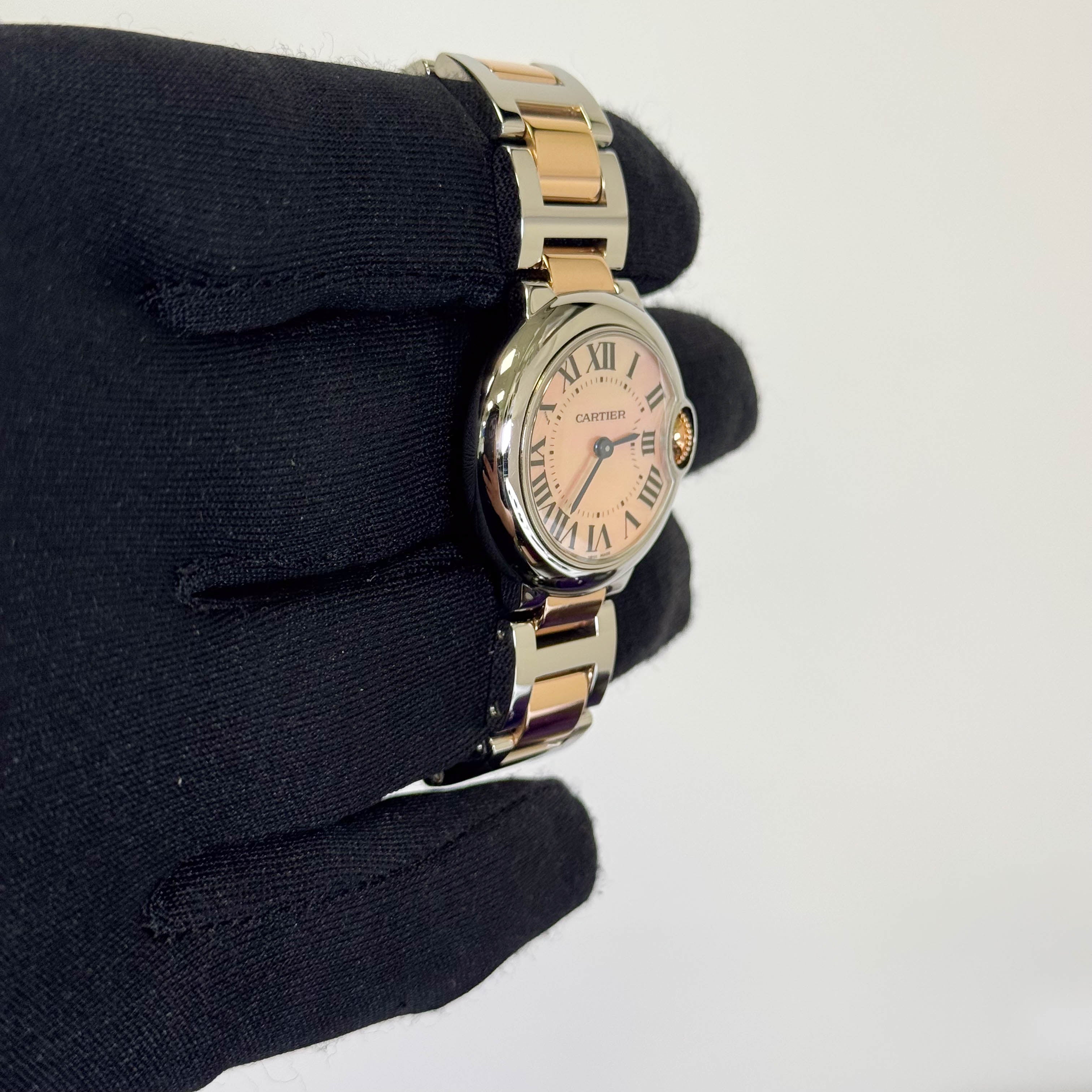Cartier Ballon Bleu 28mm Mother Of Pearl Dial Watch Ref# W6920034 - Happy Jewelers Fine Jewelry Lifetime Warranty