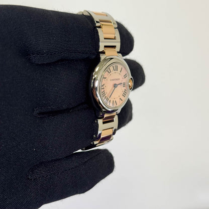 Cartier Ballon Bleu 28mm Mother Of Pearl Dial Watch Ref# W6920034 - Happy Jewelers Fine Jewelry Lifetime Warranty