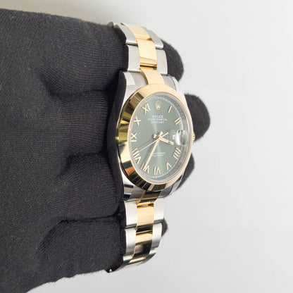 Rolex Datejust 41mm Green Dial Watch Ref# 126303