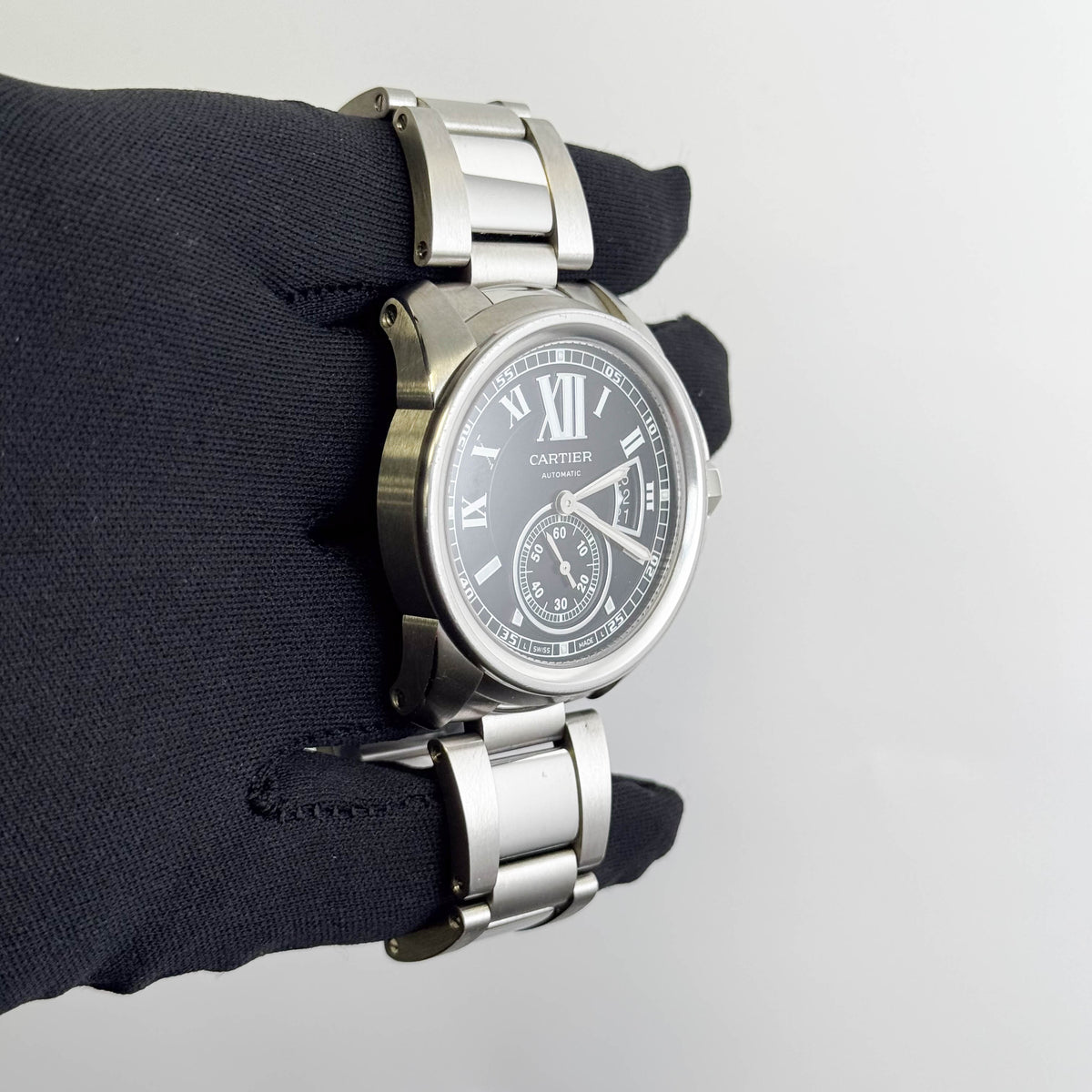 Cartier Calibre 42mm Black Dial Watch Ref# W7100016