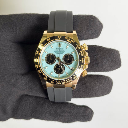 Rolex Daytona 40mm Turquoise Dial Watch Ref# 126518LN