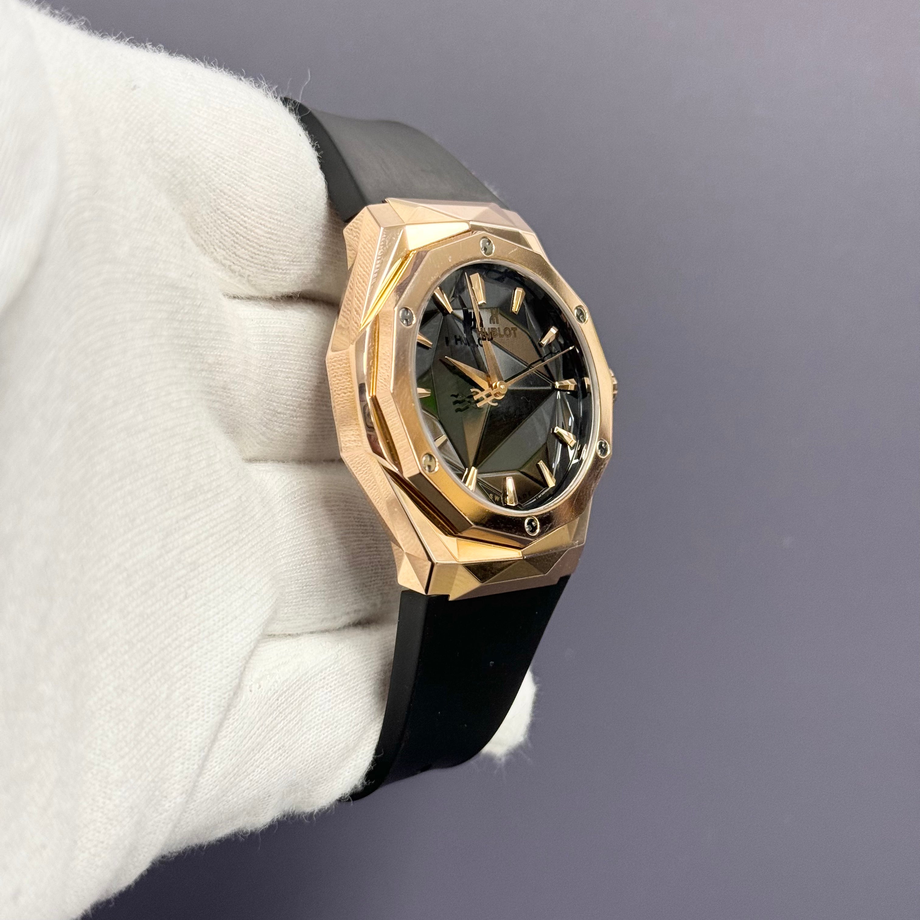 Hublot Classic Fusion 40mm Black Dial Watch Ref# 550.OS.1800.RX.ORL19 - Happy Jewelers Fine Jewelry Lifetime Warranty