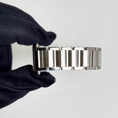 Cartier Tank Stainless Steel 25mm White/Ivory Dial Watch Ref# W51011Q3 - Happy Jewelers Fine Jewelry Lifetime Warranty