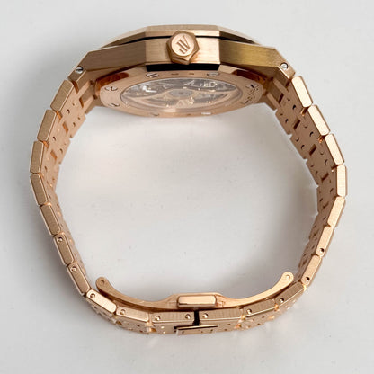 Audemars Piguet Royal Oak 37mm Open Work Dial Watch Ref# 15467OR.OO.1256OR.02