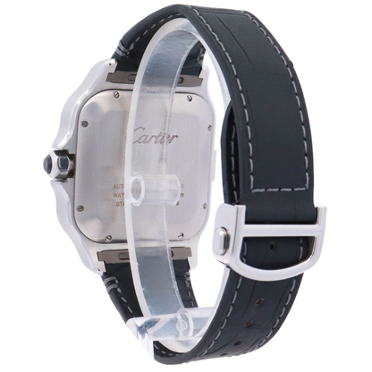 Cartier Santos XL 43.3mm Stainless Steel White Roman Watch Reference# WSSA0017 - Happy Jewelers Fine Jewelry Lifetime Warranty