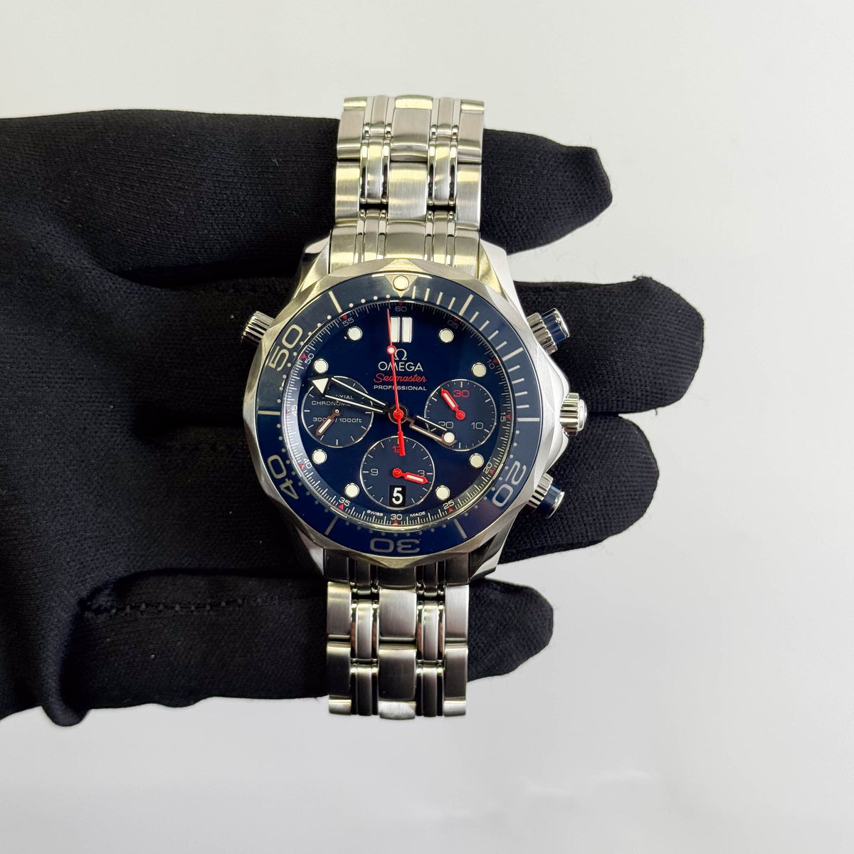 Omega Seamaster Diver 300m 42mm Blue Dial Watch Ref# 212.30.42.50.03.001