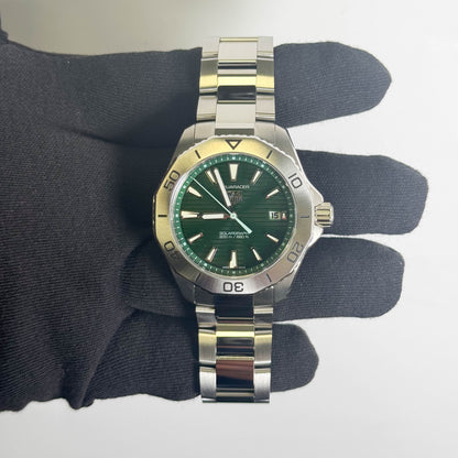 Tag Heuer Aquaracer 40mm Green Dial Watch Ref# WBP1115.BA0000
