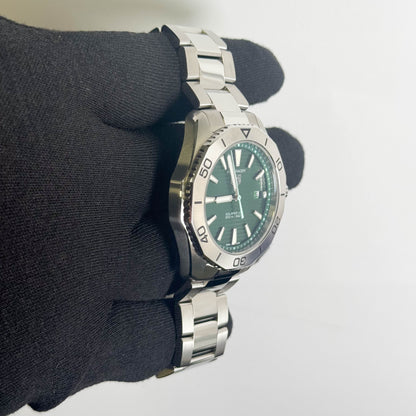 Tag Heuer Aquaracer 40mm Green Dial Watch Ref# WBP1115.BA0000