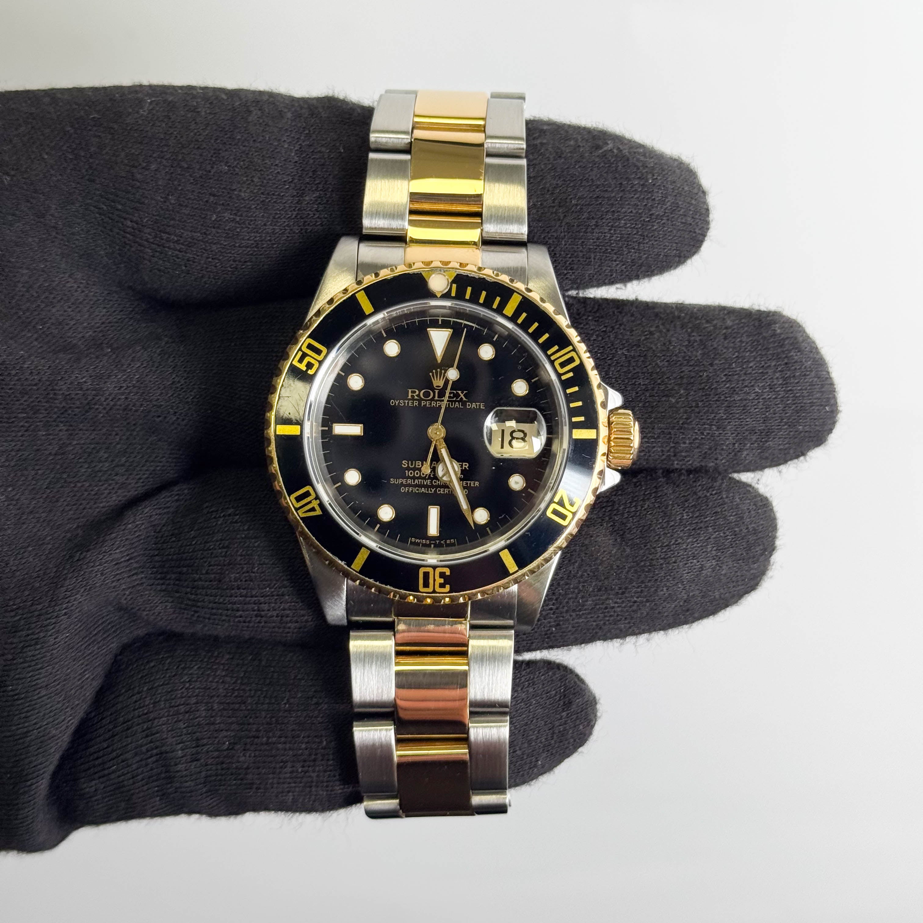 Rolex Submariner 40mm Black Dial Watch Ref# 16613