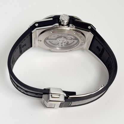 Hublot Big Bang Sang Bleu 39mm Black Dial Watch Ref# 465.SS.1117.VR.1704.MXM18 - Happy Jewelers Fine Jewelry Lifetime Warranty