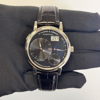 A. Lange & Sohne Grand Lange 40.9mm Black Dial Watch Ref# 117.028