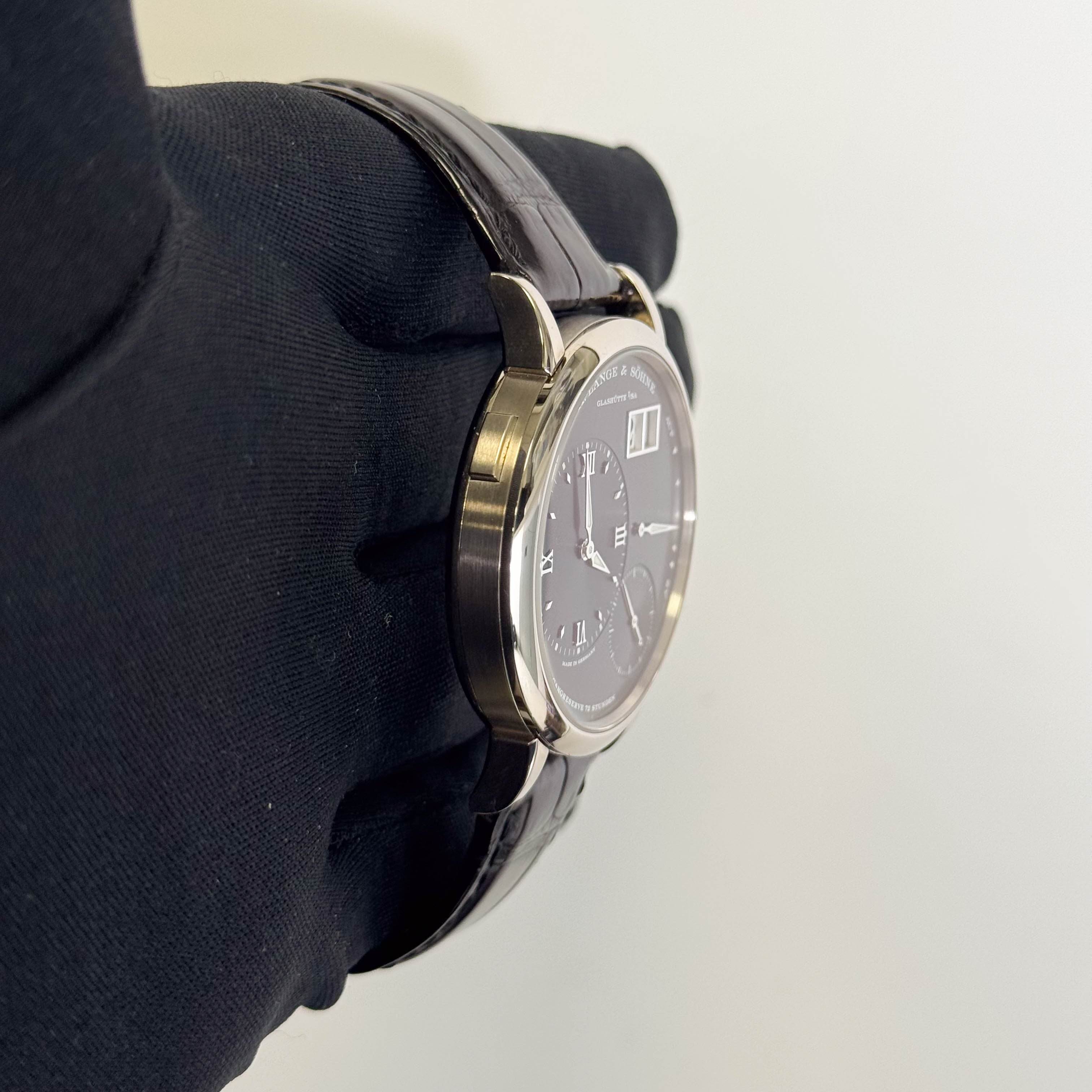 A. Lange & Sohne Grand Lange 40.9mm Black Dial Watch Ref# 117.028