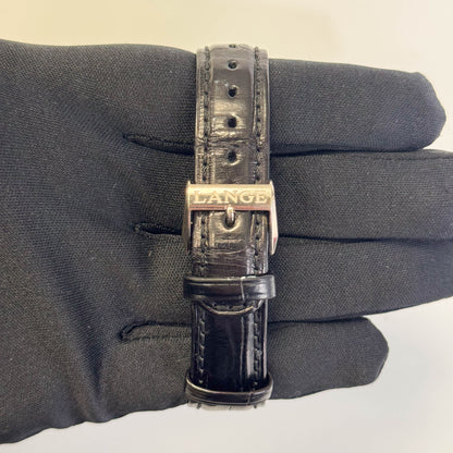 A. Lange & Sohne Grand Lange 40.9mm Black Dial Watch Ref# 117.028