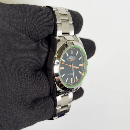 Rolex Milgauss 40mm Black Dial Watch Ref# 116400GV