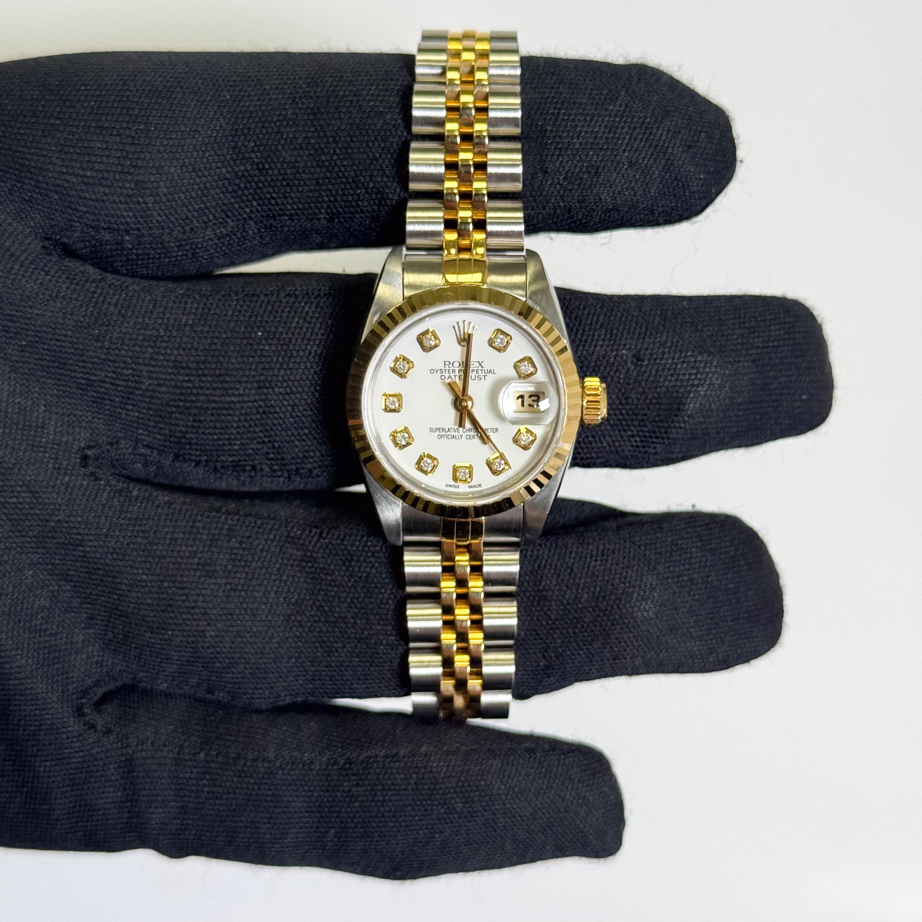 Rolex Datejust 26mm White Dial Watch Ref# 69173 - Happy Jewelers Fine Jewelry Lifetime Warranty