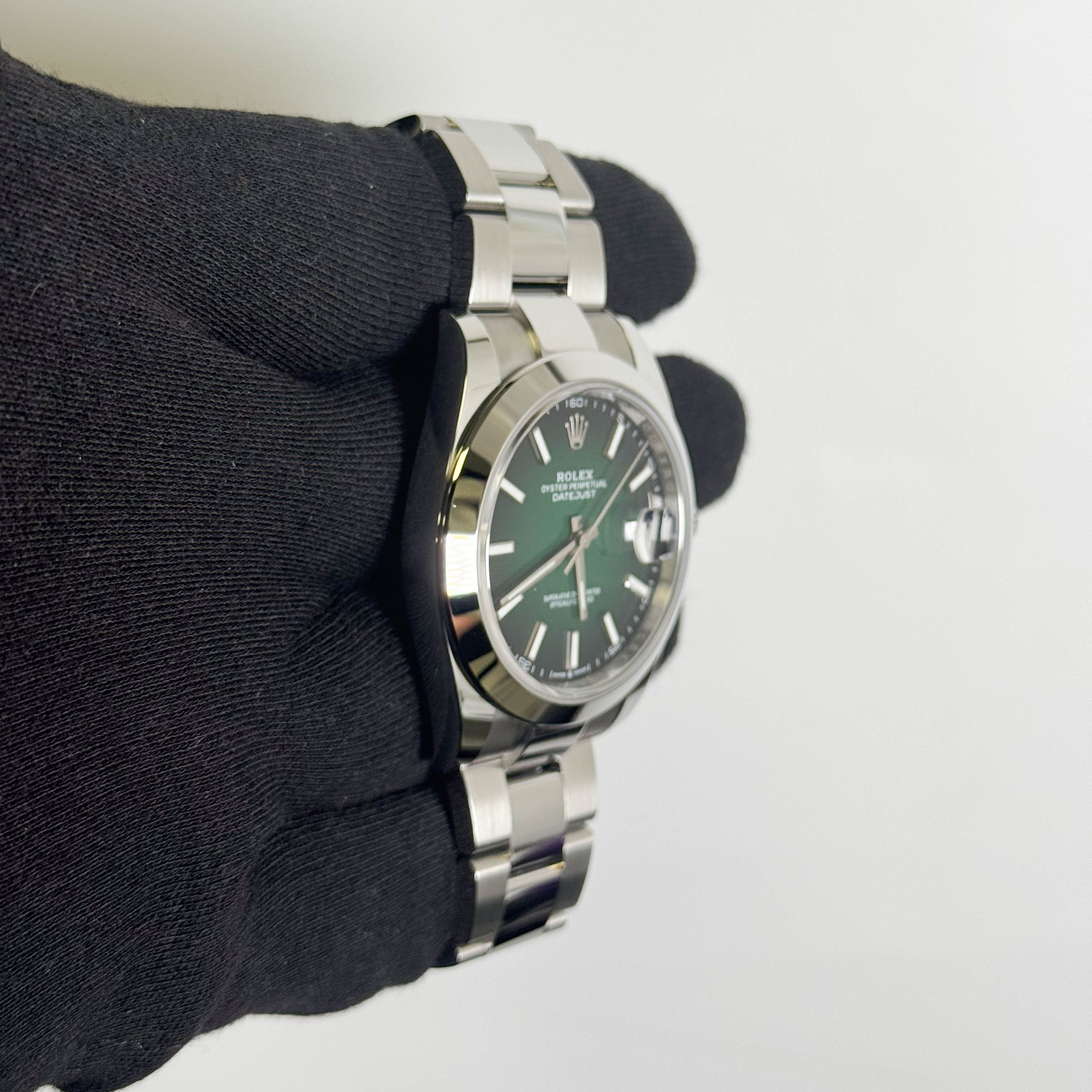 Rolex Datejust 41mm Green Ombre Dial Watch Ref# 126300