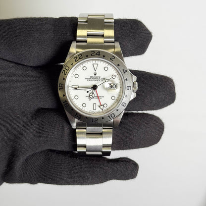 Rolex Explorer II 42mm White Dial Watch Ref# 16570