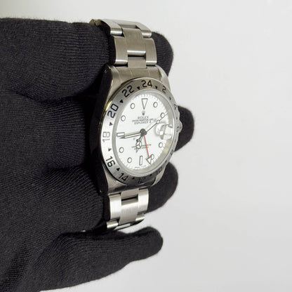 Rolex Explorer II 42mm White Dial Watch Ref# 16570