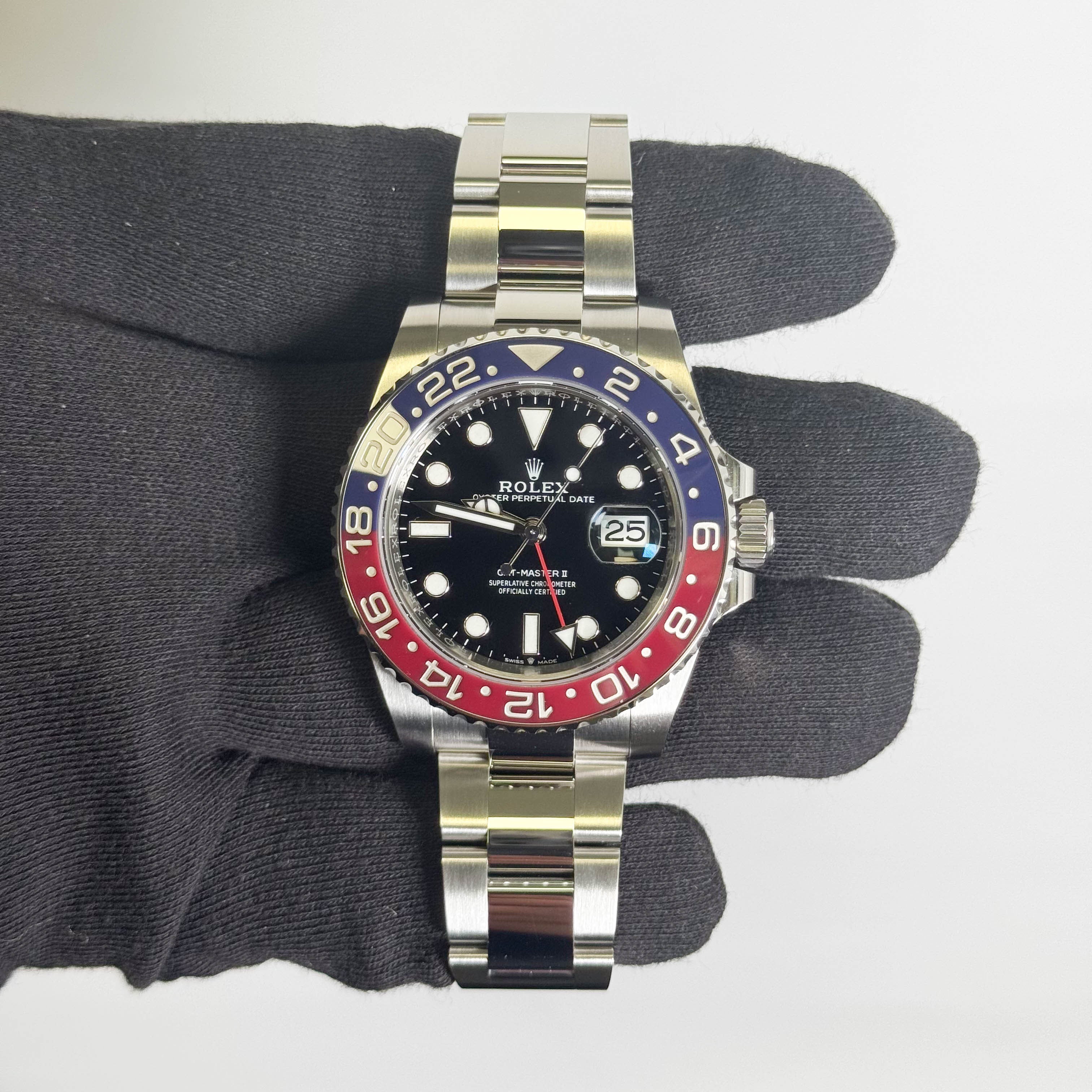 Rolex GMT Master II 40mm Black Dial Watch Ref# 126710BLRO