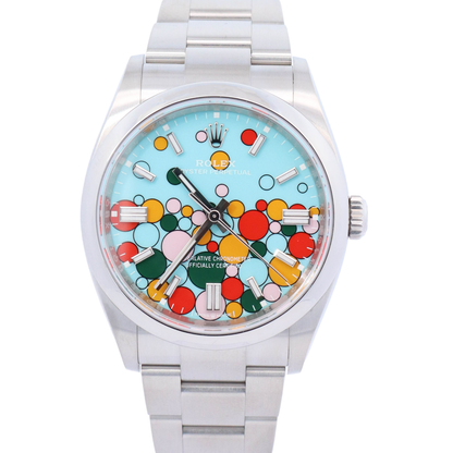 Rolex Oyster Perpetual 36mm Celebration Dial Watch Ref# 126000 - Happy Jewelers Fine Jewelry Lifetime Warranty