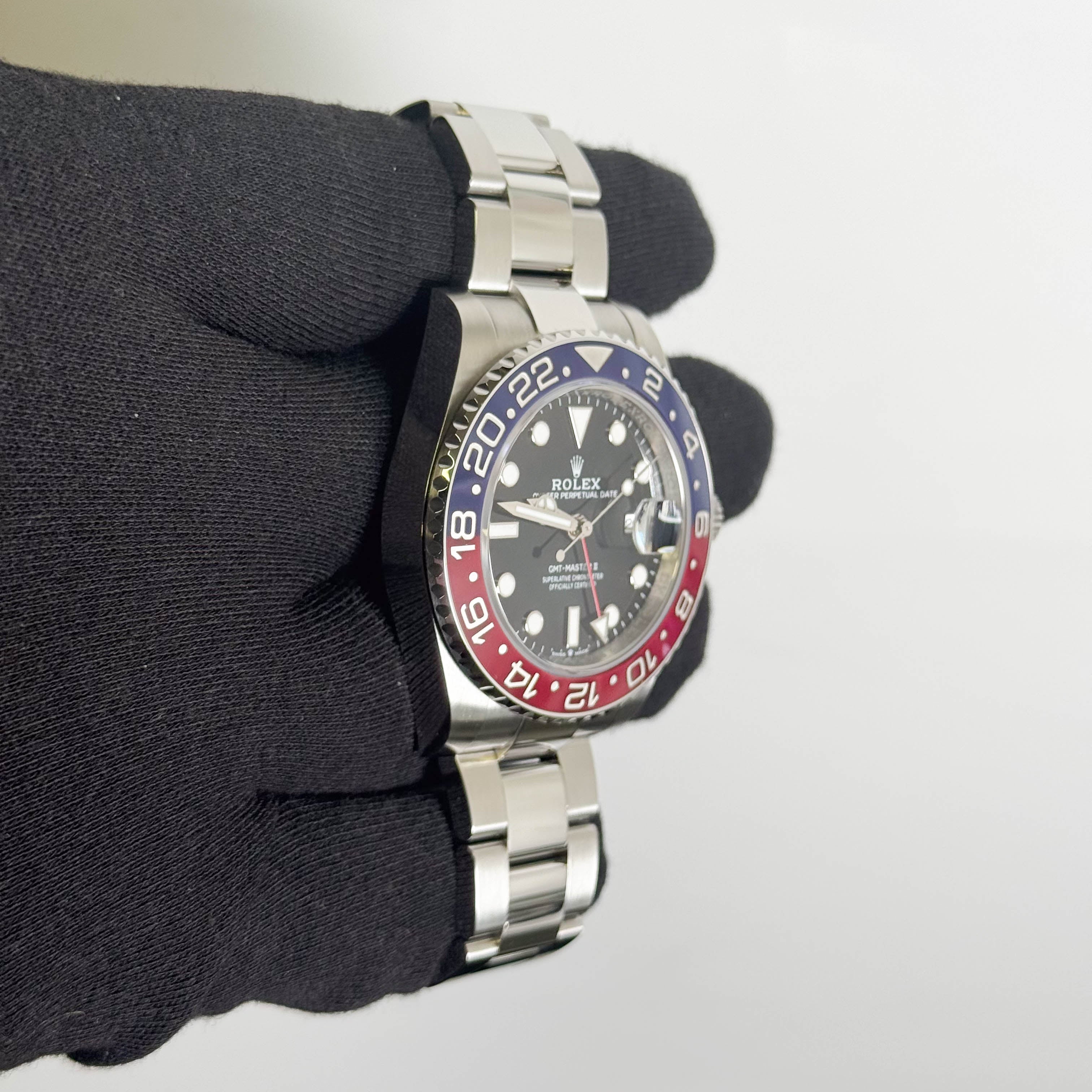 Rolex GMT Master II 40mm Black Dial Watch Ref# 126710BLRO