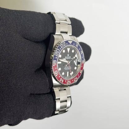 Rolex GMT Master II 40mm Black Dial Watch Ref# 126710BLRO