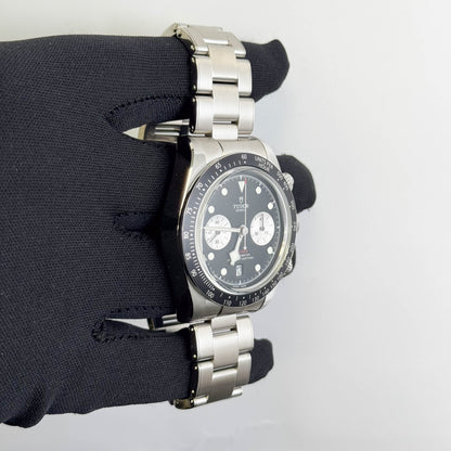 Tudor Black Bay Chrono 41mm Black Chronograph Dial Watch Ref# 79360N