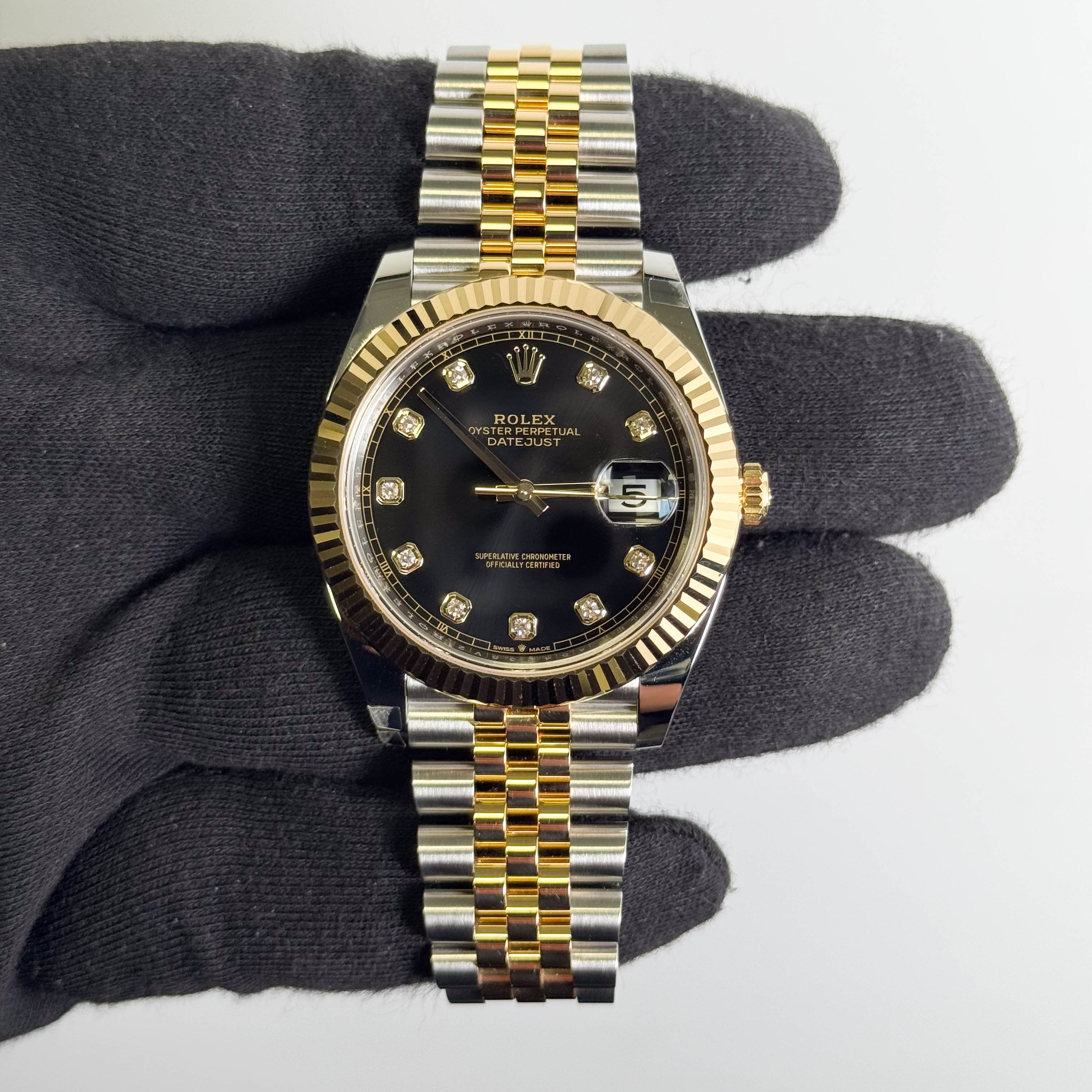 Rolex Datejust 41mm Black Dial Watch Ref# 126333