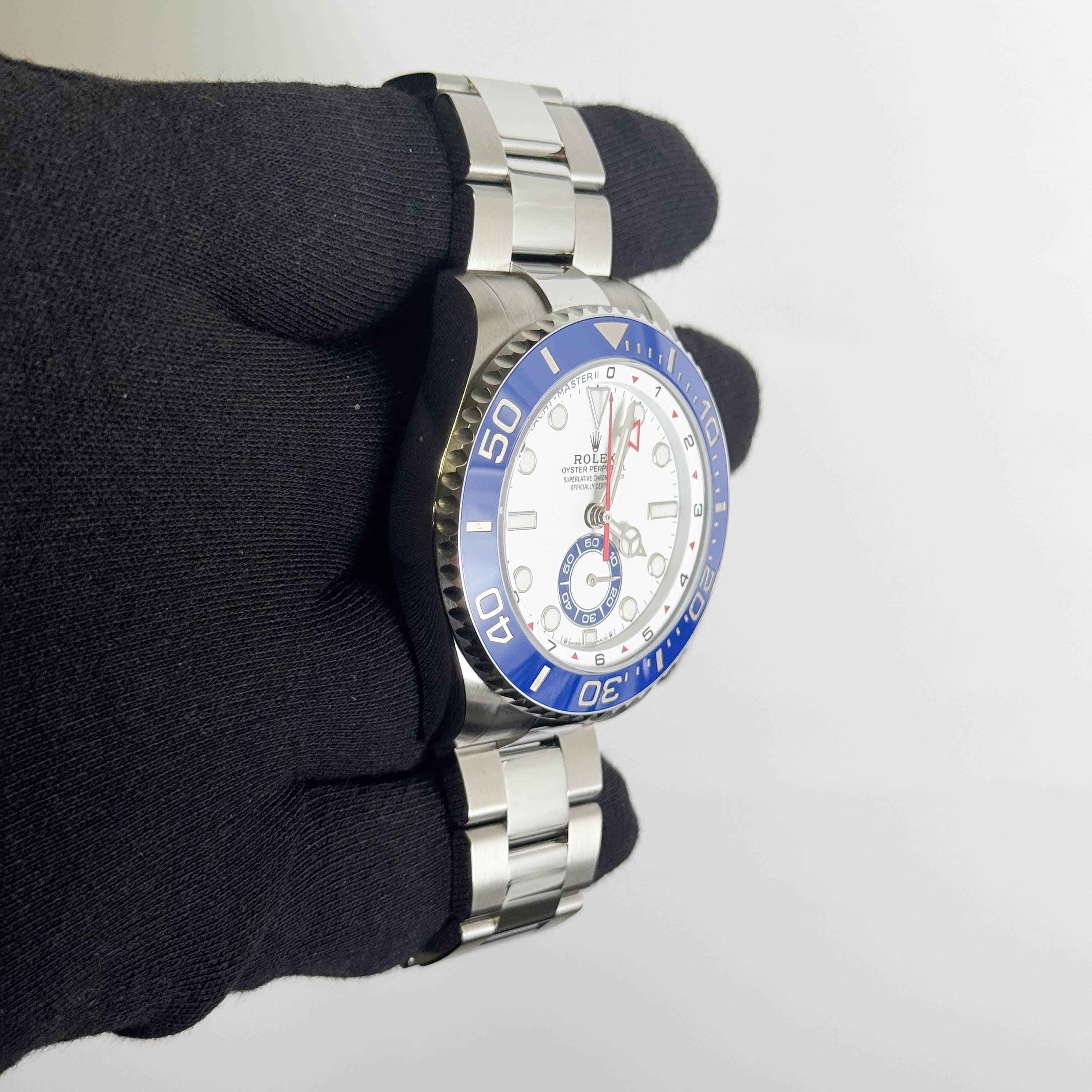 Rolex Yachtmaster II 44mm White Dial Watch Ref# 126680