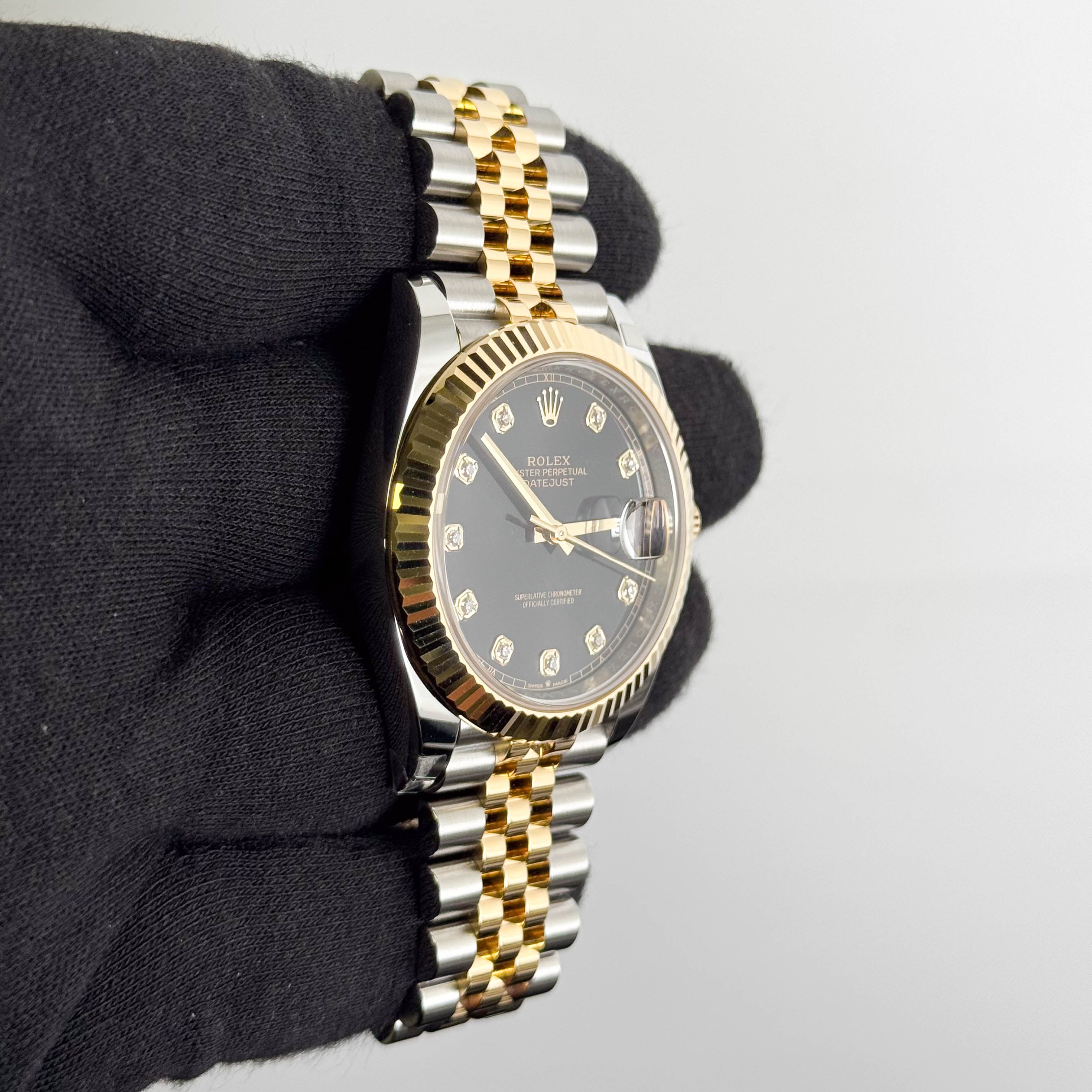 Rolex Datejust 41mm Black Dial Watch Ref# 126333