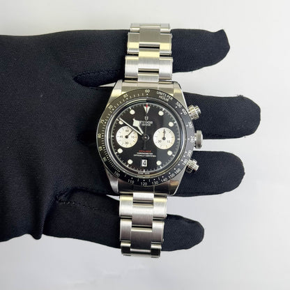 Tudor Black Bay Chrono 41mm Black Dial Watch Ref# 79360N