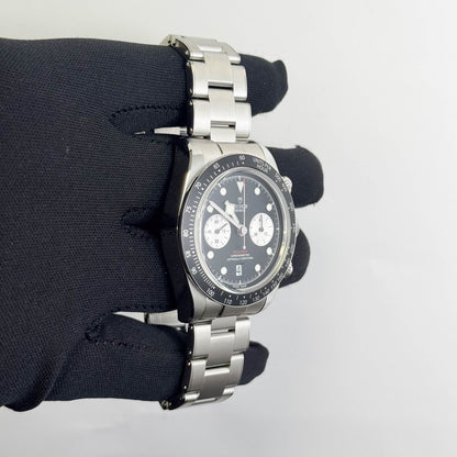 Tudor Black Bay Chrono 41mm Black Dial Watch Ref# 79360N