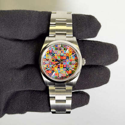 Rolex Oyster Perpetual 36mm 100 Anniversary Dial Watch Ref# 126000