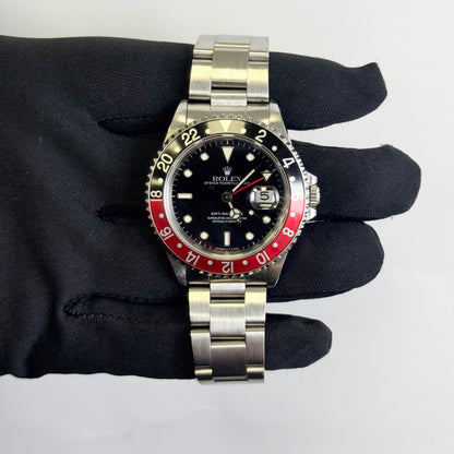 Rolex GMT-Master II 40mm Black Dial Watch Ref# 16710