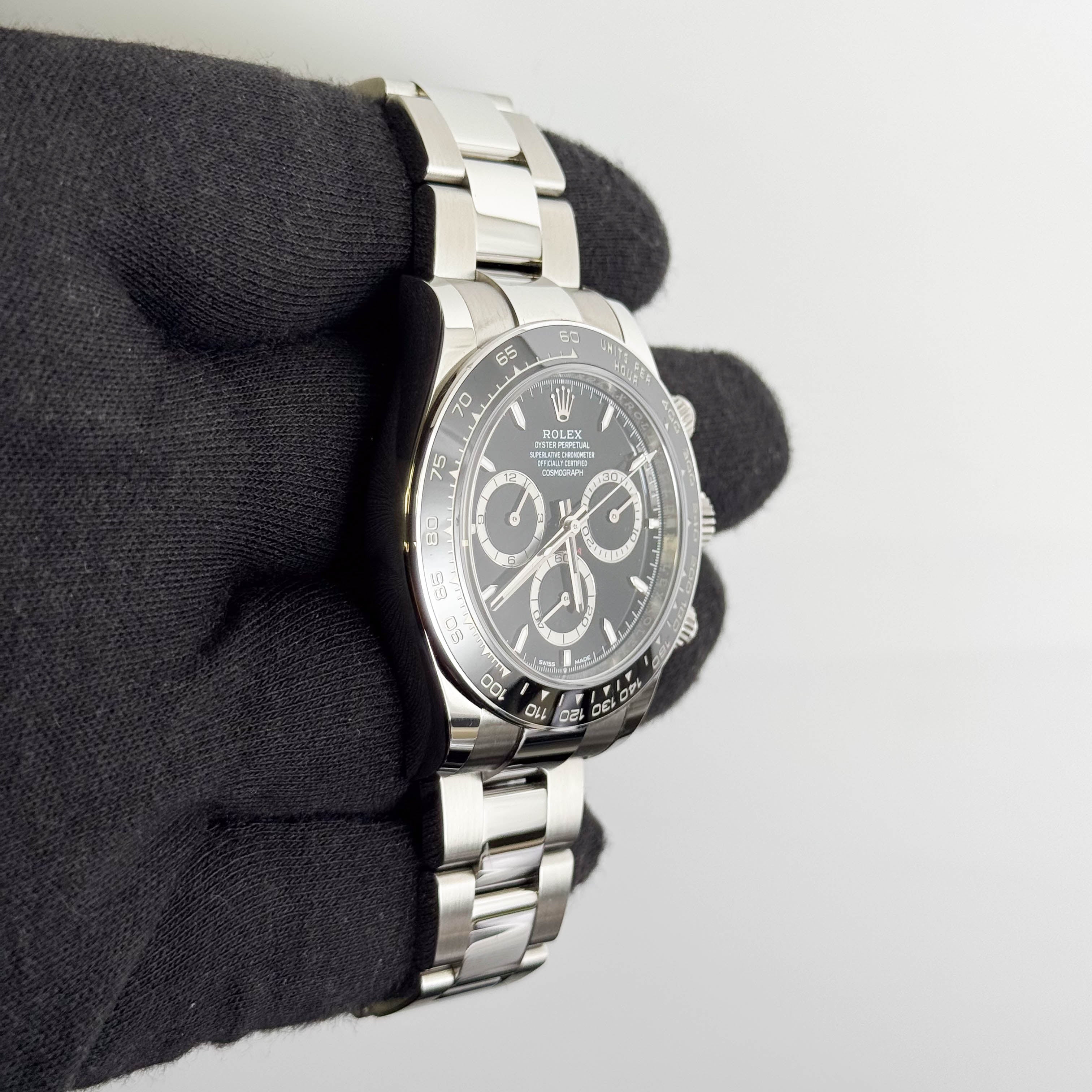 Rolex Daytona 40mm Black Dial Watch Ref# 126500LN